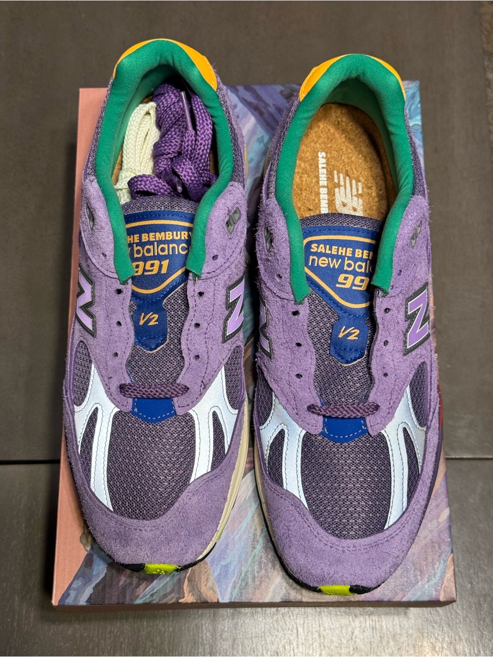 New Balance 991v2 Salehe Bembury Made In England “Color Be The Palette” Size 10